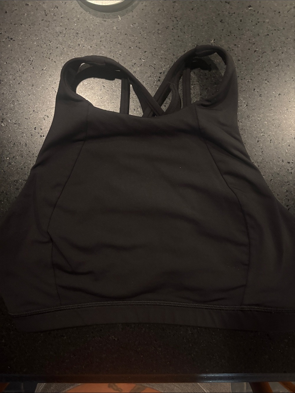 Lululemon free to be high neck Black Crisscross-Back Sports Bralette - Women